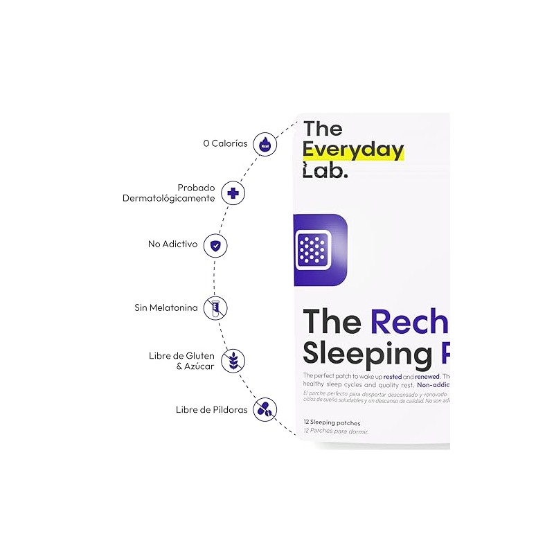 The Everyday Lab The Recharge Sleeping Patch Parches Transdermicos para
