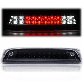 G-PLUS LED 3rd Rear Brake Light Cargo Lamp Compatible with Chevy Silverado/GMC Sierra 1500 2500HD 3500HD 2014-2018, Black Housing Clear Lens High Mount Stop Light Lamp
