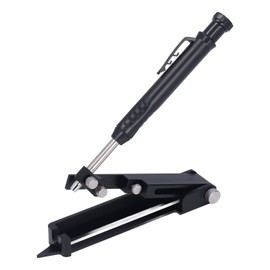 Multifunctional Scribing Tool, Multifunctional Building Pen, Carpenter's Pencil, Scriber Line Marker with Deep Hole Pen, DIY Woodworking Scriber for Wood, Metal, Carpet and Tiles
