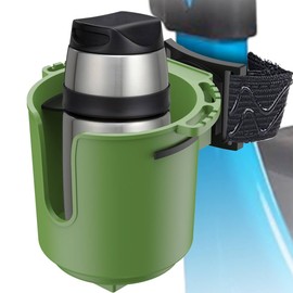 Universal Walker Cup Holder for Drive Medical Nitro Rollator & Wheelchairs | Nylon holder with silicone pads for walkers, wheelchairs & strollers. Fits 0.75-1.75" tubes to hold 8-28oz drinks.