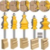 TAIWAIN 1/4 Inch Shank Router Bits Set, Architectural Cabinet Woodwork