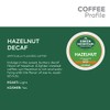 Green Mountain Coffee Roasters Hazelnut Decaf, Single-Serve Keurig K-Cup Pods,