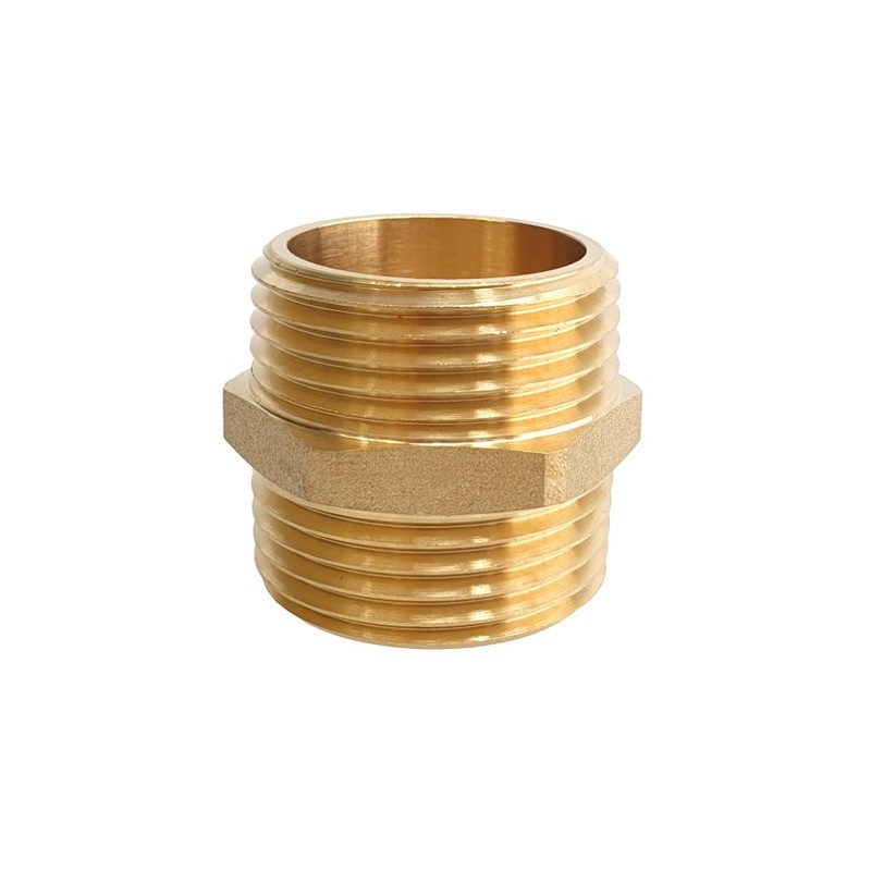 Double Nipple 2 Inch Male Thread Brass 2 Inch Male