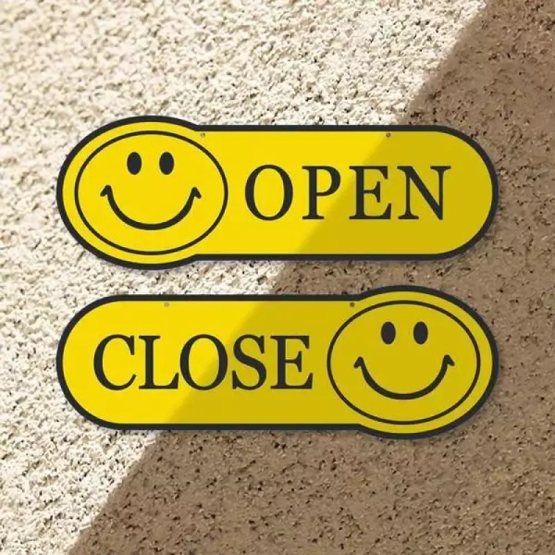 스마일 오픈 클로즈 팻말 G Smile Open Close Sign G