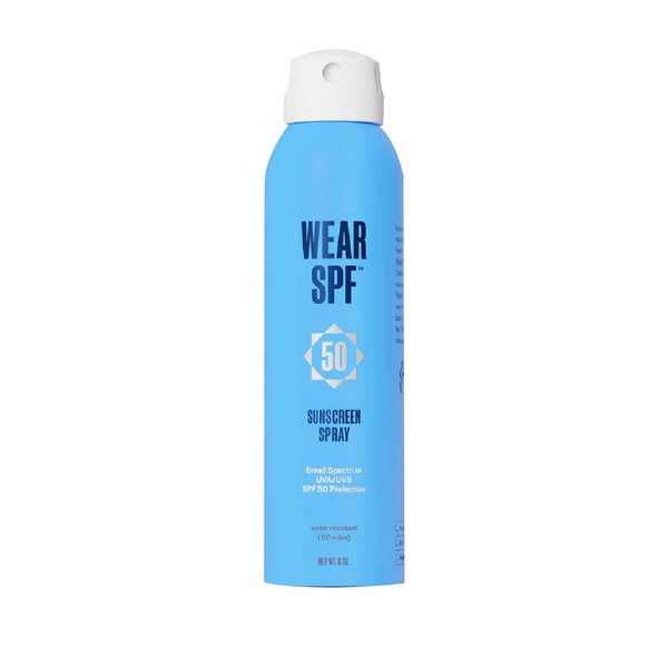 WearSPF Performance Sport Sunscreen Spray C Water & Sweat-Resistant SPF