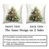 Kwlegh Set of 2 Christmas Tree Pillow Covers Xmas Wreath