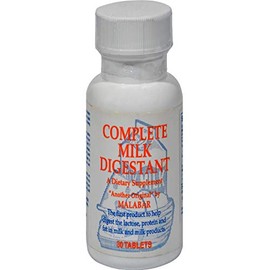Malabar Complete Milk Digestant, 30 Count