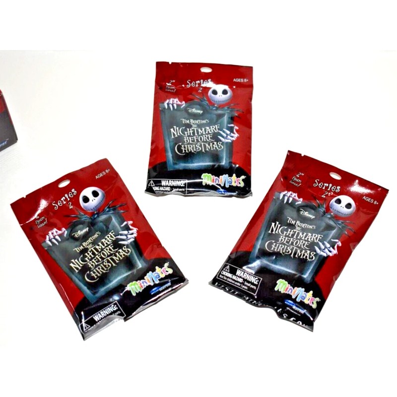 Minimates 3x Nightmare Before Christmas MiniMates 2" Figures Series 2