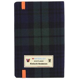 Waverley (M): Black Watch Tartan Cloth Commonplace Notebook