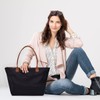 GM LIKKIE Shoulder Tote Bag for Women, Nylon Top-Handle Purse,