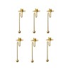 hdg Baumkerzenhalter Balancehalter 6 er Set in Gold