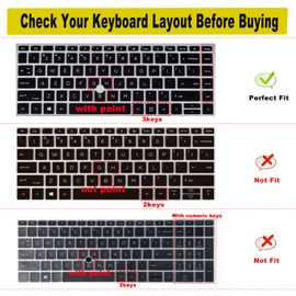 Keyboard Cover for 2022 2021 New HP EliteBook 840 G7 G8 14 Inch Notebook, HP EliteBook 845 G7 G8 14 Inch Notebook PC Model Laptop US Keyboard Cover-Colorful