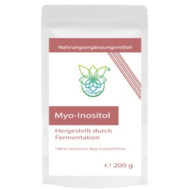 VITARAGNA Myo-Inositol Pulver – Inositol 100% natürlich, fermentiert, 200 g – hochwertig, vegan, ohne Zusätze – 100 Portionen