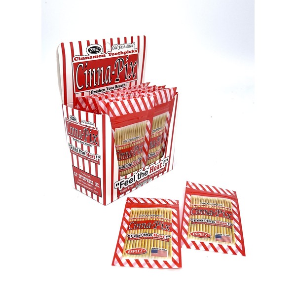 PKM CANDIES - All Natural Cinna-Pix All Natural Cinnamon Toothpicks