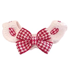 FUNETO Cat Collar Harness for Cats, Pet Bandana, Bib, Dog, Neckline, Scarf, Stylish, Cute Accessory, Hand-knitted, Ribbon, Drool Cover, Small Dogs, Cute Accessories, For Meals/Walks/Outings, Pet
