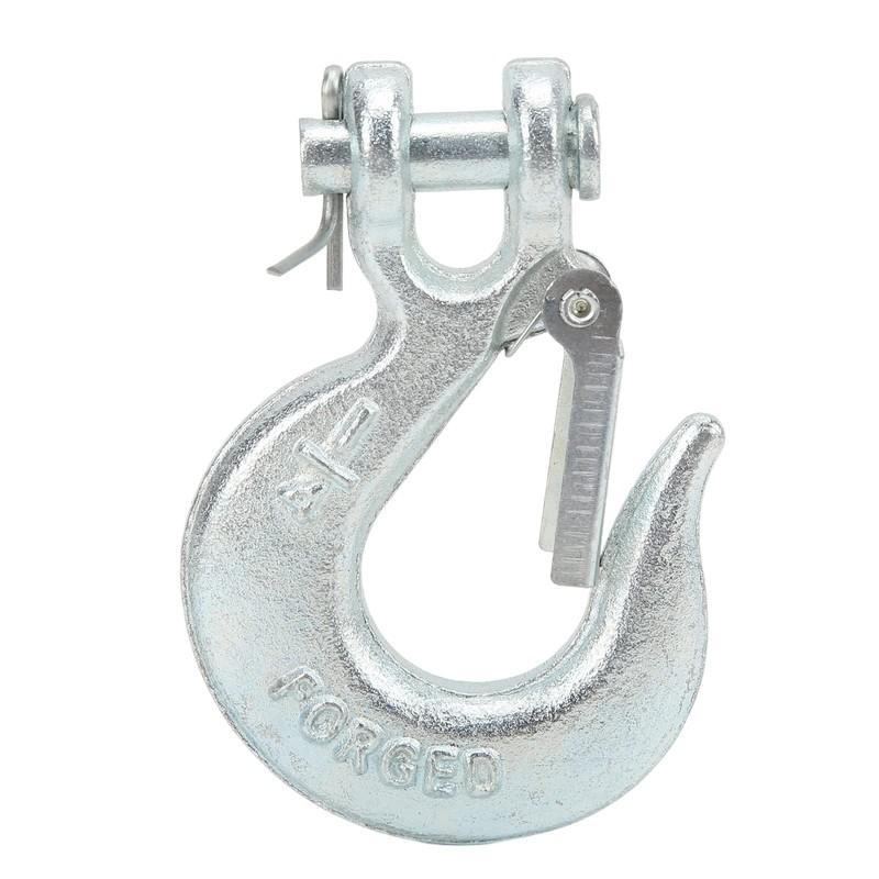 1/4in Clevis Slip Hook G70 Forged Steel Safety Latch Trailer