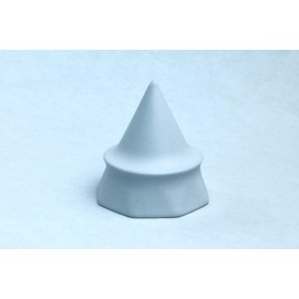 Moa Feteli for Prime Salt, Made in Japan, unglazed octagonal pyramid (kakusui) type, salt hardening machine, small