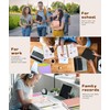 Hardcover Spiral Notebook journal with Removable Dividers Tabs, 300 Pages