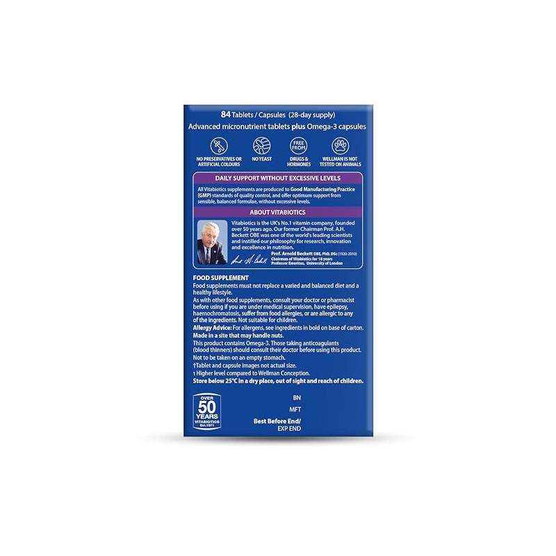 Wellman Conception Max, Conception and Fertility Vitamin for Men