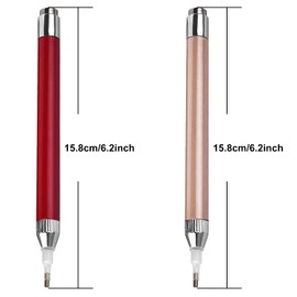 2 Pieces Diamond Spot Lighting Pen with Light, Diamond Spot Brush, Diamond Art Pen, Diamond Art Accessories and Tools, Embroidery Supplies Diamond Ballpoint Pen