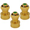 Heavy Duty Brass Hose Nozzle, 3 Pack Brass Nozzle Power,