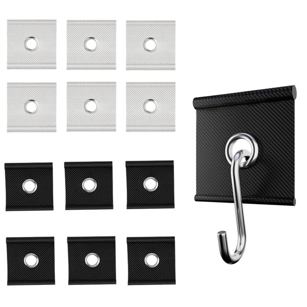 XPAPOV 12 Stück Kederöse für Kederschiene 5/6mm - 7/8mm, Kederhaken