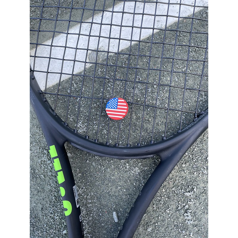 USA Flag Vibration Dampener, Tennis 2 Pack