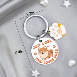 MOEXUKO Dog Mom Keychain Dog Lovers Gifts for Women Dogs Mom Gifts for Women Dogs Themed Gift for Owners Friends Birthday Christmas Gift Ideas Cute Puppy Keyring