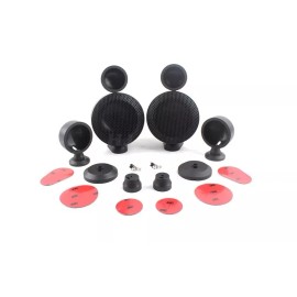 Universal Tweeter Pods for Midrange & Tweeter 2-Way Plastic Speaker Bracket Enclosure