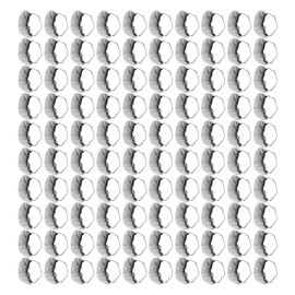 100 Pcs Disposable Breathable Stretchy Nylon Beard Protector Nets for Mens Restaurant (Black)
