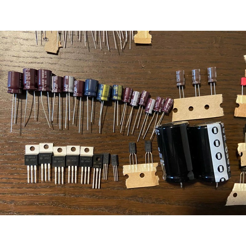 Pioneer SX-450 Complete Rebuild Kit High-Quality Receiver Recap Caps Transistors