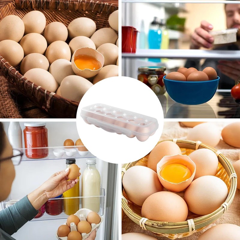 EUBEISAQI Egg Storage Container | Refrigerator Egg Storage - Anti-collision