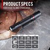 COAST XT10R 280 Lumen USB-C Rechargeable Pocket Flashlight, BLACK
