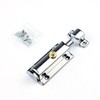 4-inch Round Security Latch, Auxiliary Key Entrance Bolt 4-inch - 1 Piece 2ea
