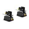 TEHAUX 2 pcs Mini Tabletop Bench Vise with Suction Base