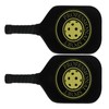 Pickleball Raquette Set 2 Rackets 4 Balls Lightweight Carbon Fiber