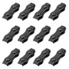Antrader Stainless Steel Duplex Wire Rope Clips,12Pcs M6 Duplex Double