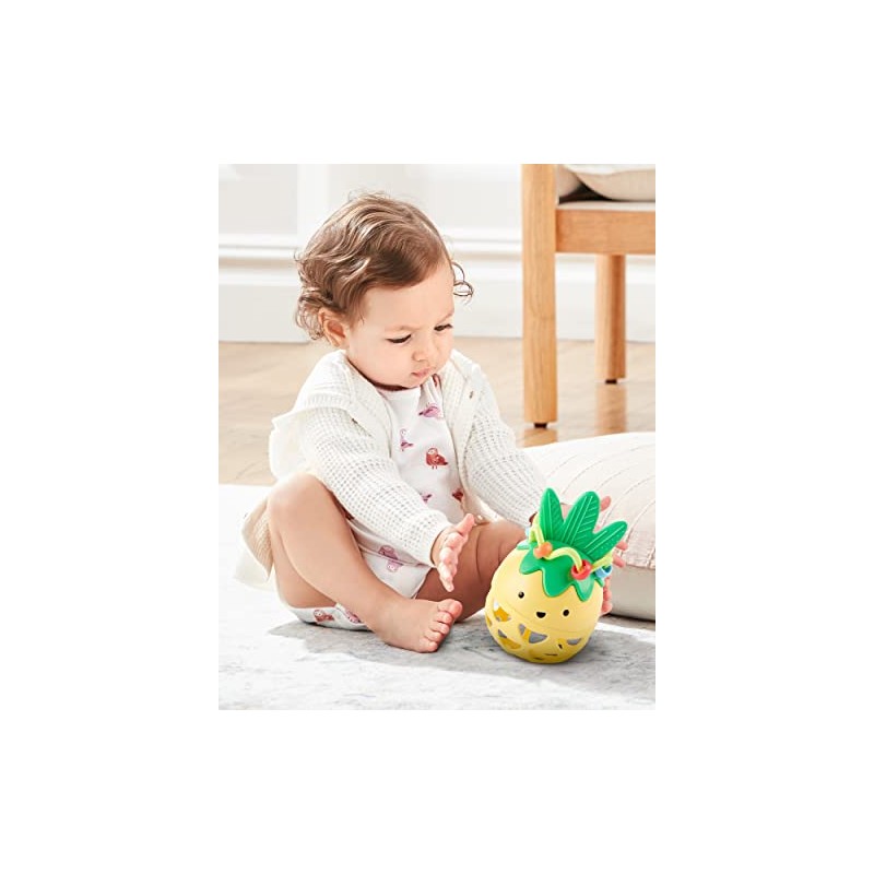Skip Hop Infant Rattle Toy, Pineapple Rattle Toy for Babies