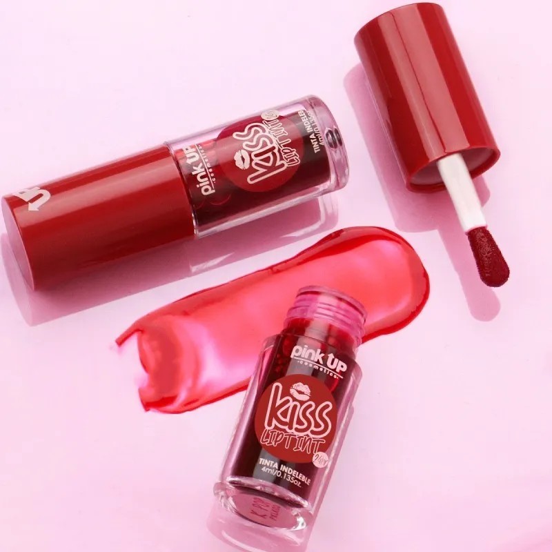 Tinta Indeleble Para Labios Kiss Lip Tint Pink Up Tono