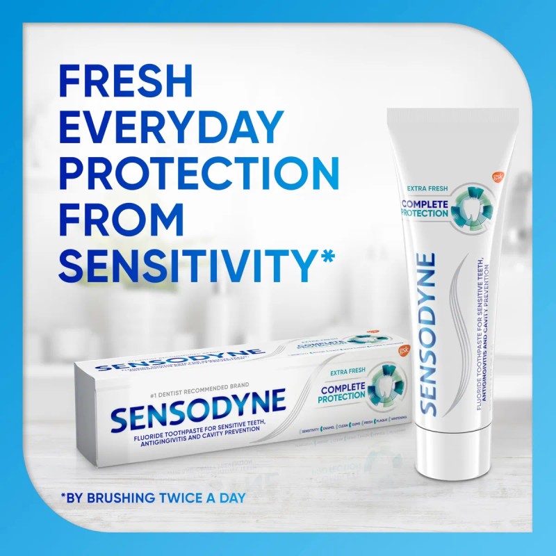 Pasta De Dientes Sensodyne Complete Protection Extra Fresh 1