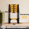 SINMEIRUN 12.5 FT Telescoping Ladder, ANSI Certified, Type IA Heavy