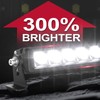 OFFROADTOWN 8 inch 120W LED Light Bar Single Row LED