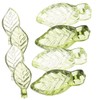 Tofficu 5sets Leaf Charm Pendants Acrylic Charms for Jewelry Making