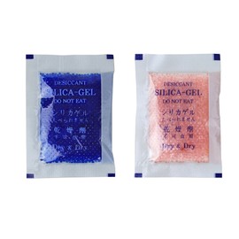 Dry & Dry 10 Gram [40 Packets] Blue Indicating(Blue to Pink) Silica Gel Packets Desiccant Moisture Absorbers - Rechargeable Silica Packets, Silica Gel, Silica Gel Packs