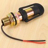 Tsudoku Rotating Flashing Amber Beacon Flexible DIN Rod Tractor Mounting