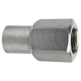 RuffStuff Specialties R1071 Tie Rod End 7/8 Inch x 18 TPI (Threads Per Inch) Right Hand Tube Adapter 1" Tube ID HEX End