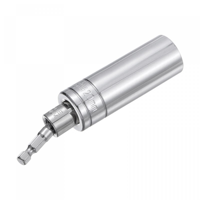 sourcing map Socket Accessory Set, 20mm Deep Socket 360° Rotatable