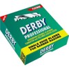 Derby & The Shave Factory Razor Blades, Black & Silver,
