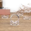 BTSKY 12Pcs 45mm Transparent Sphere Round Stands Baseball Holders -