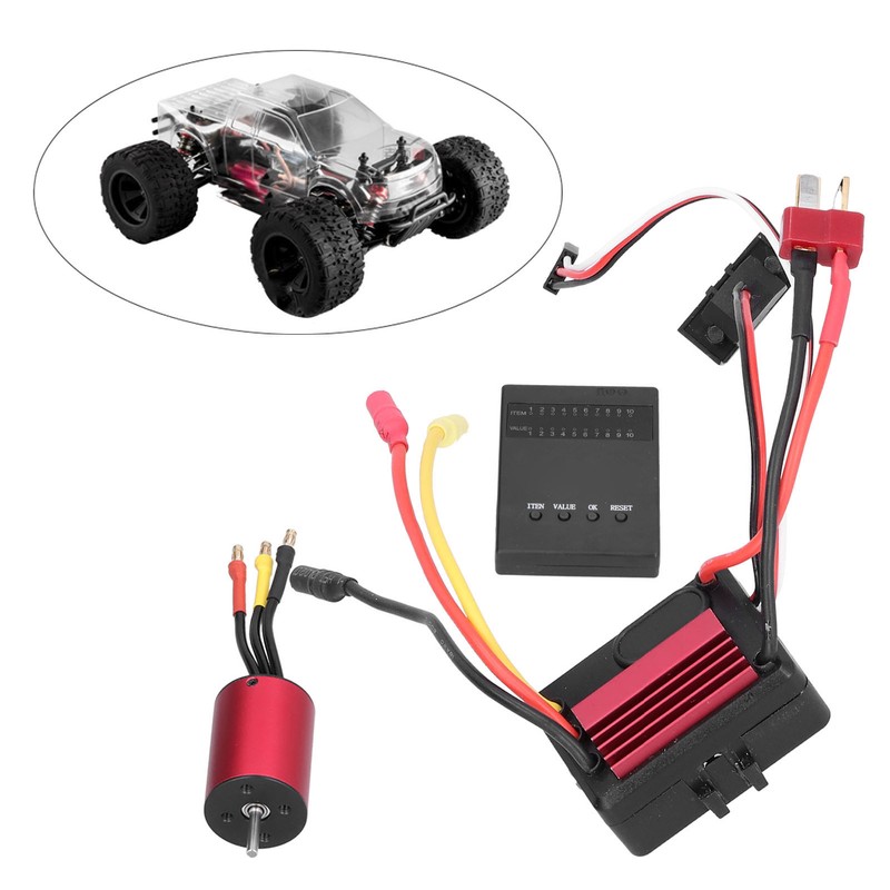 2838 4500KV 4P Brushless Motor 35A Brushless ESC+Programming Card for